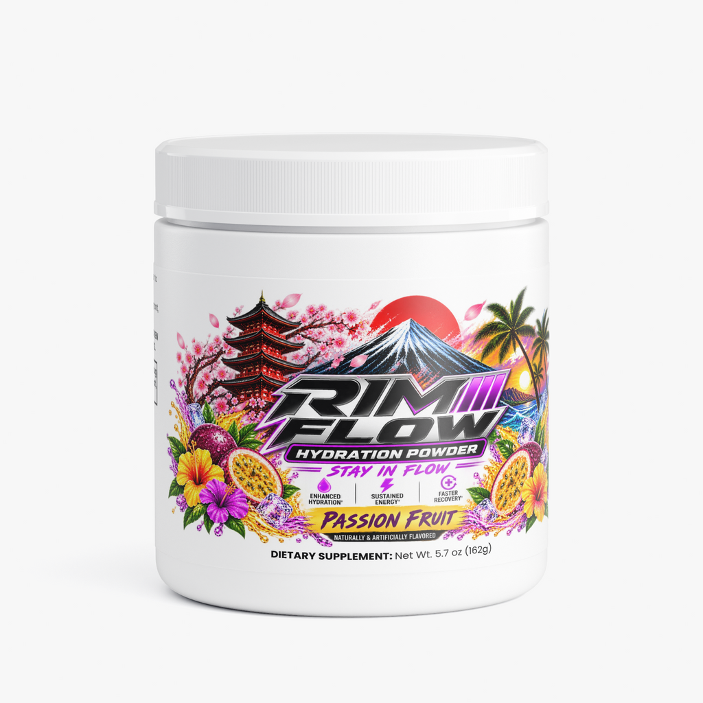 RIM FLOW – Passion Fruit Hydration Powder