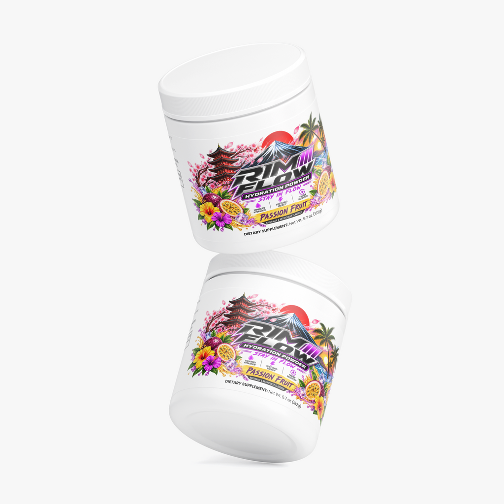 RIM FLOW – Passion Fruit Hydration Powder